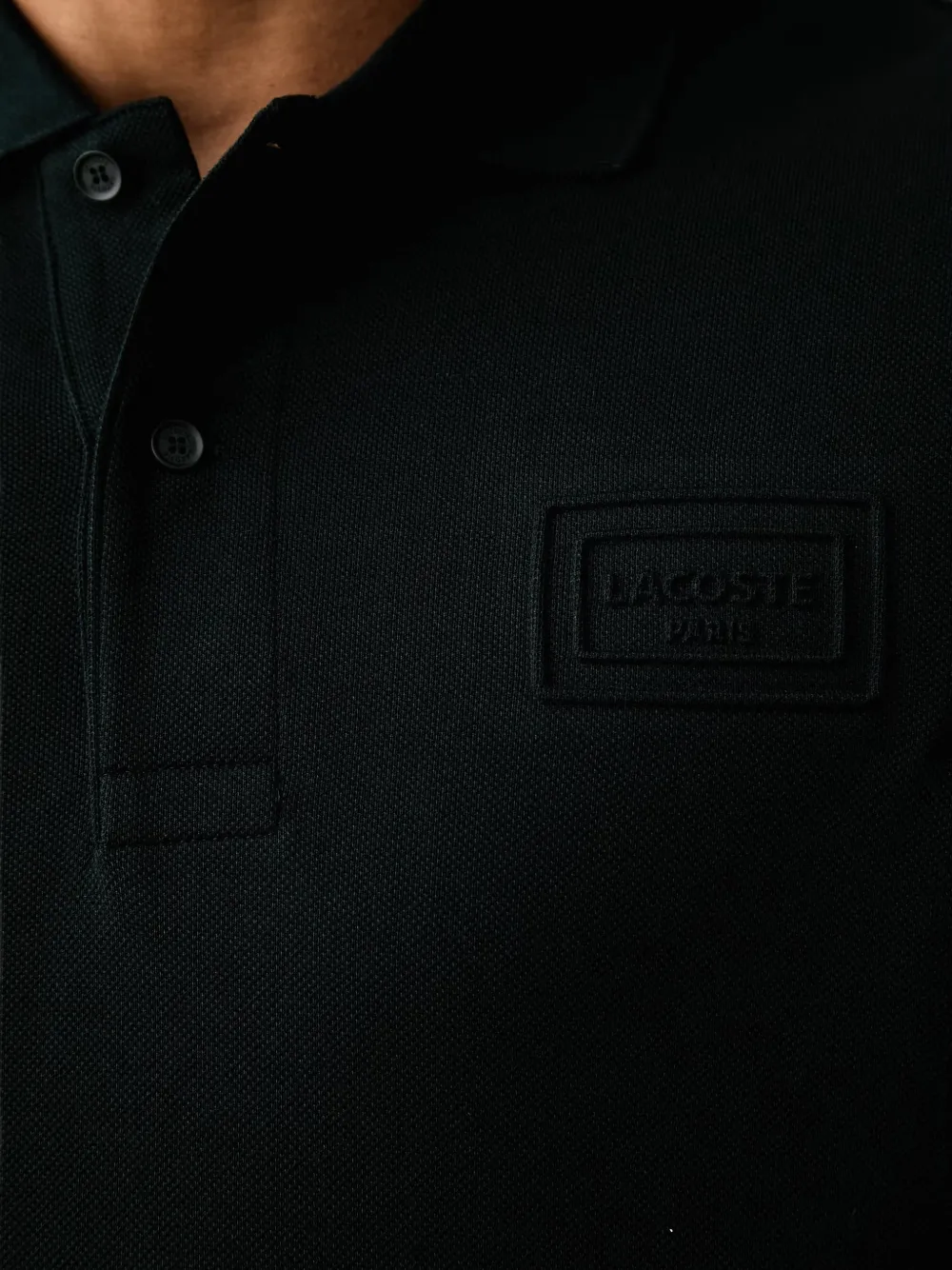 Lacoste Poloshirt met logopatch Groen