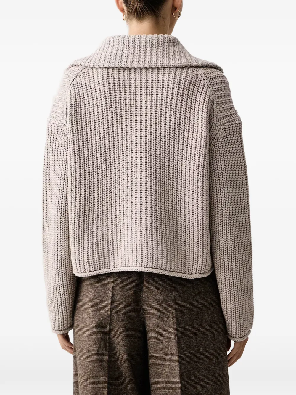 Marc O'Polo Grofgebreid vest Beige