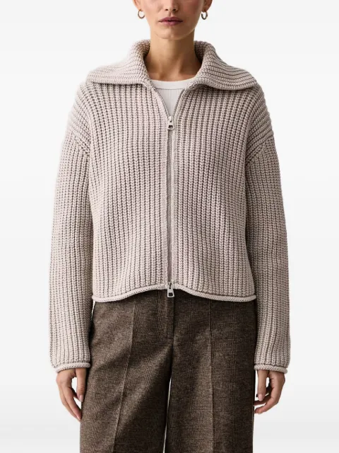 Marc O'Polo chunky-knit zip-up cardigan