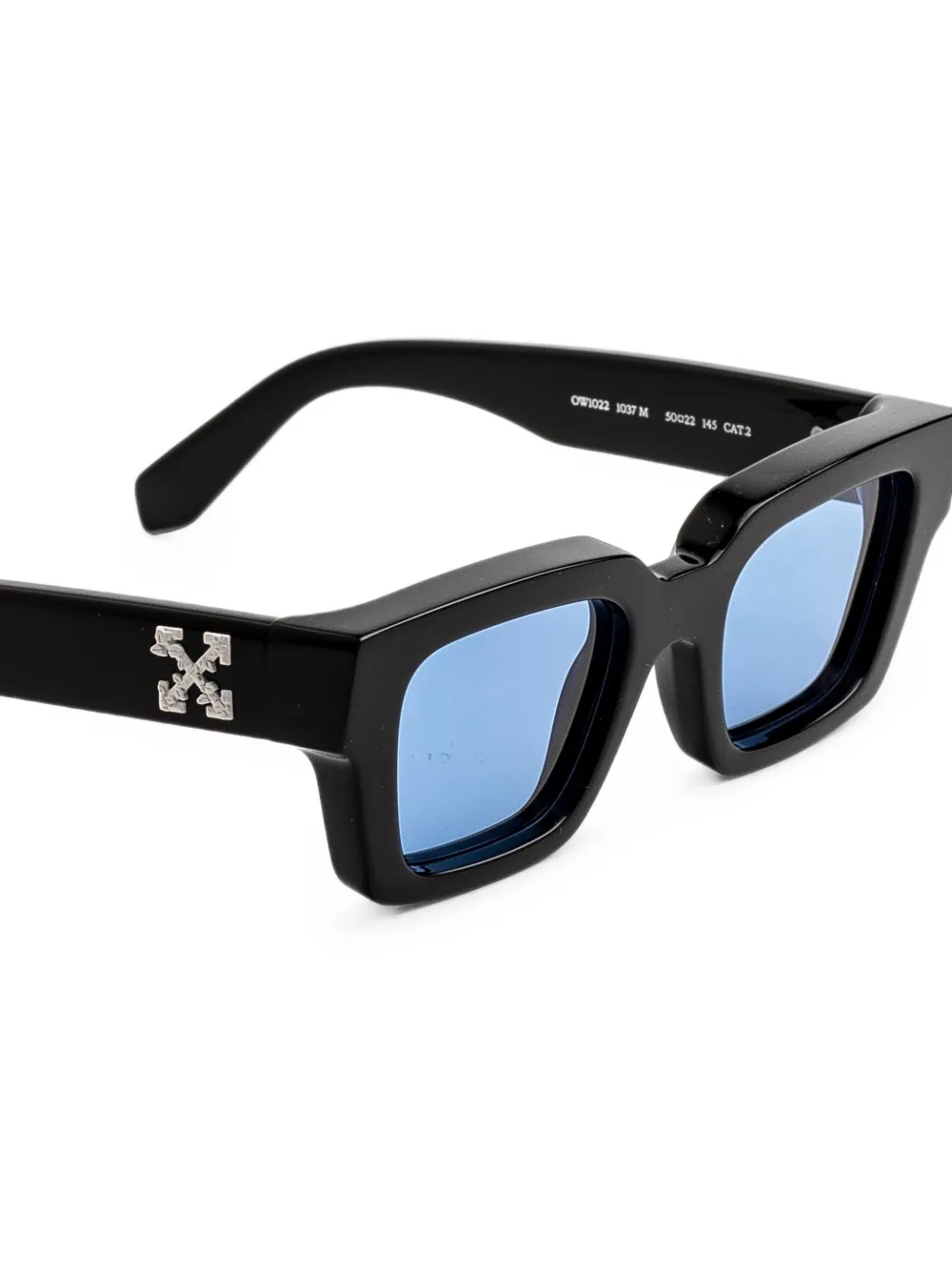 Off-White Eyewear Arrows zonnebril met vierkant montuur Zwart