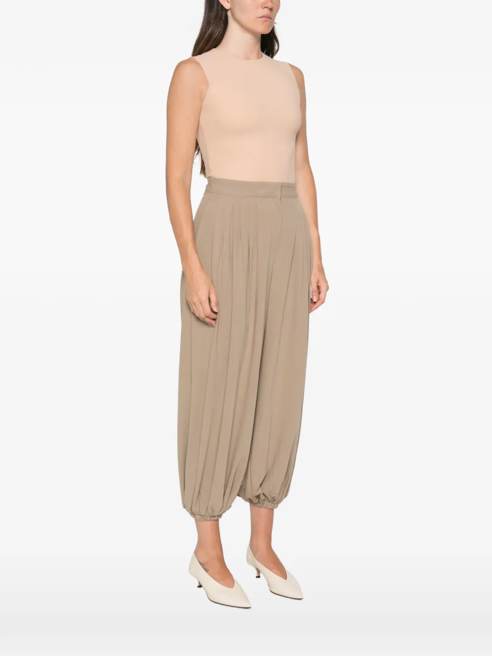 Jil Sander Mouwloze body Grijs
