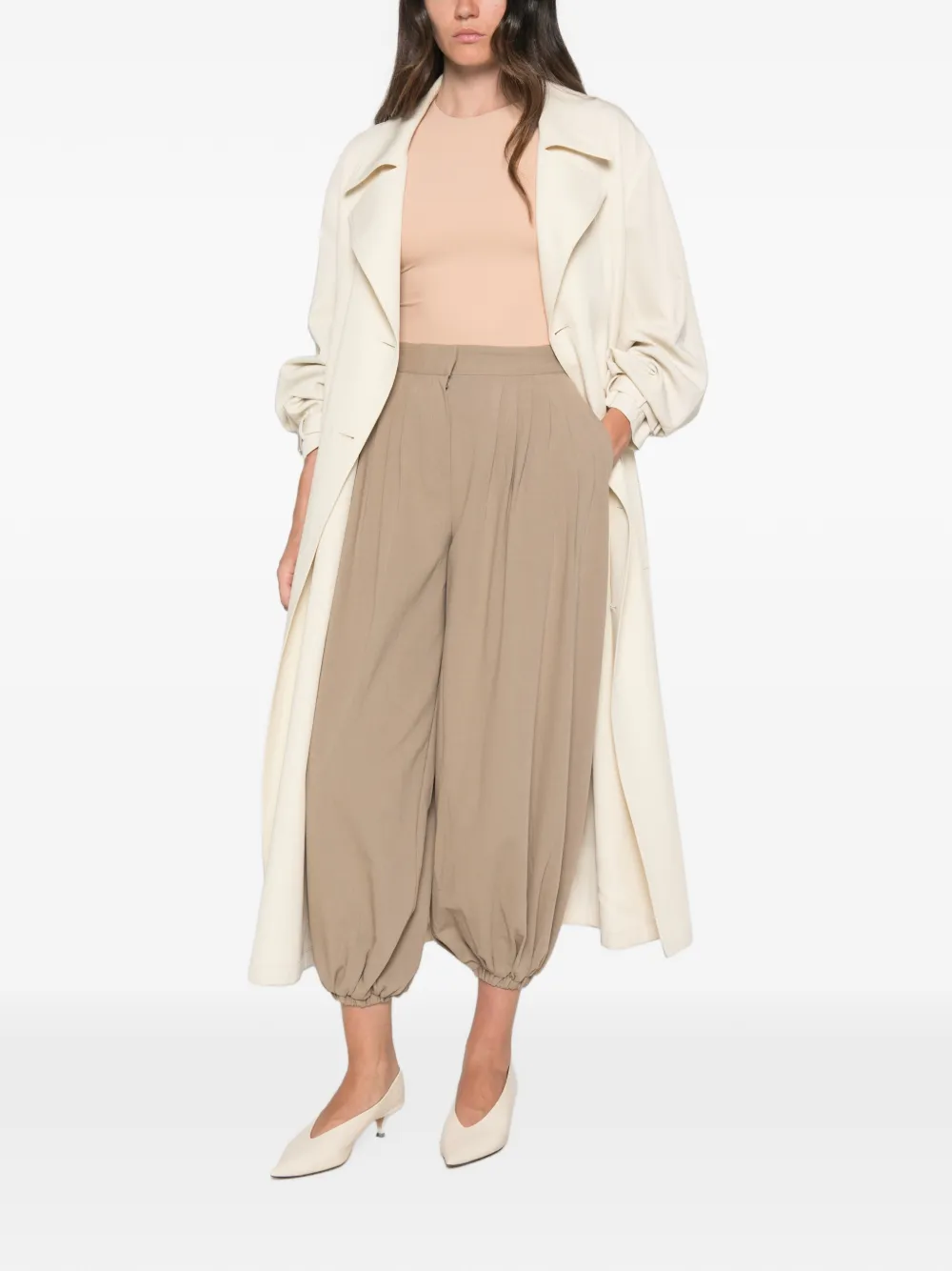 Jil Sander Mouwloze body Grijs