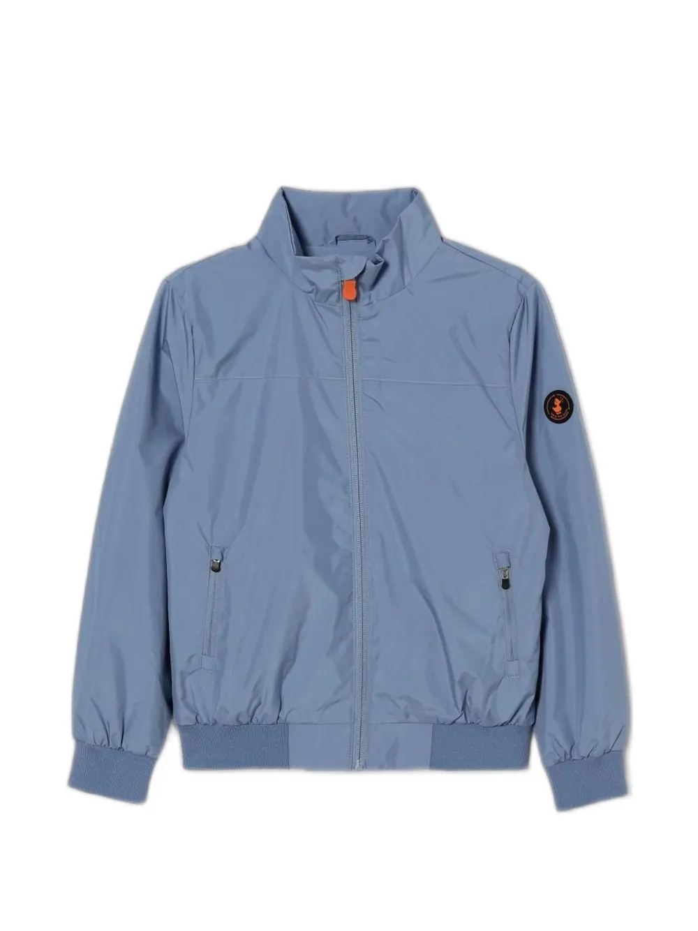 Save The Duck Kids veste zippée à patch logo - Bleu