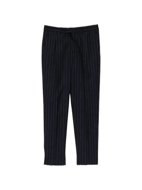 Caruso pinstripe pleated trousers