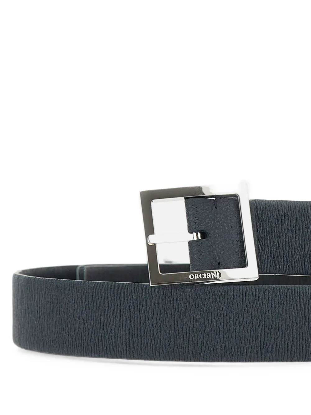 Orciani Leren riem Blauw