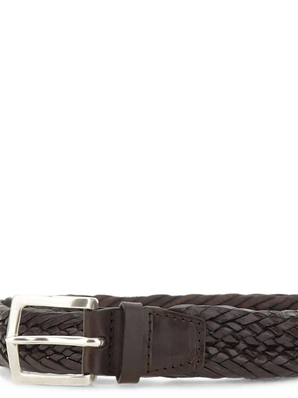 Orciani Masculine geweven riem Bruin