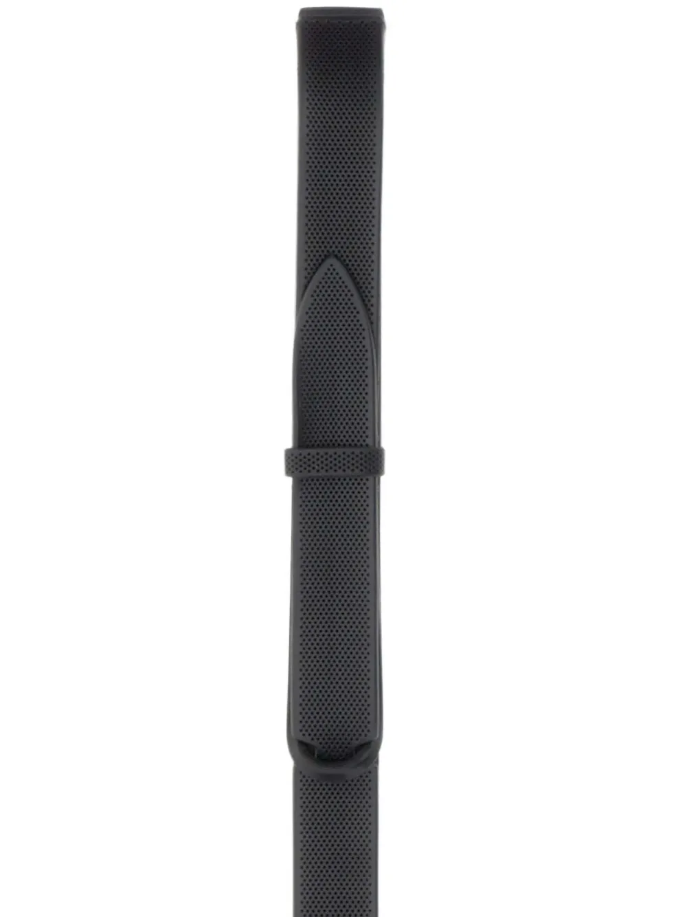 Orciani Nobuckle riem met geperforeerde details Zwart