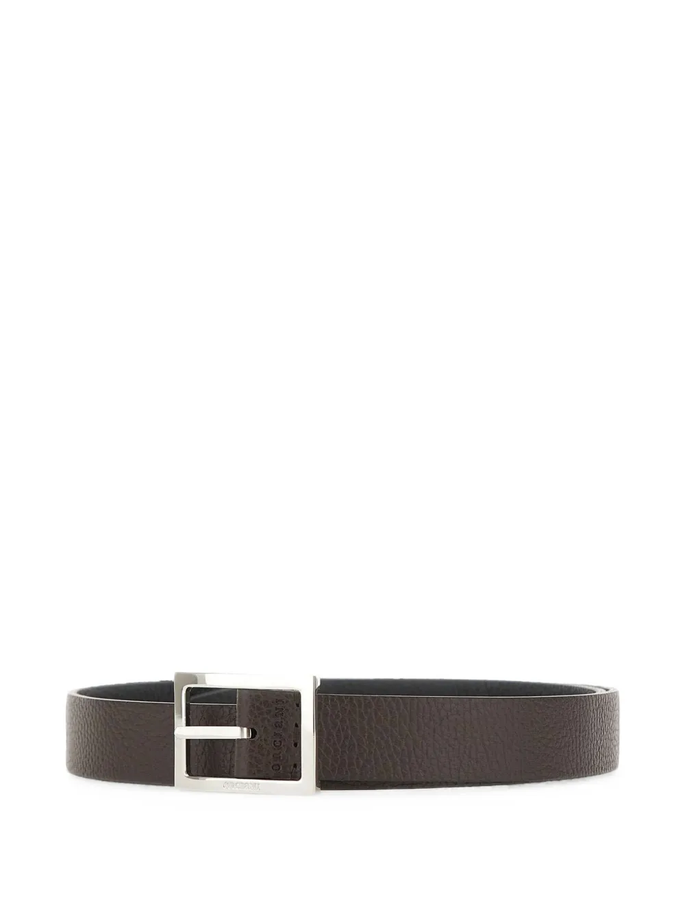 Orciani Dollaro Double leren riem Bruin