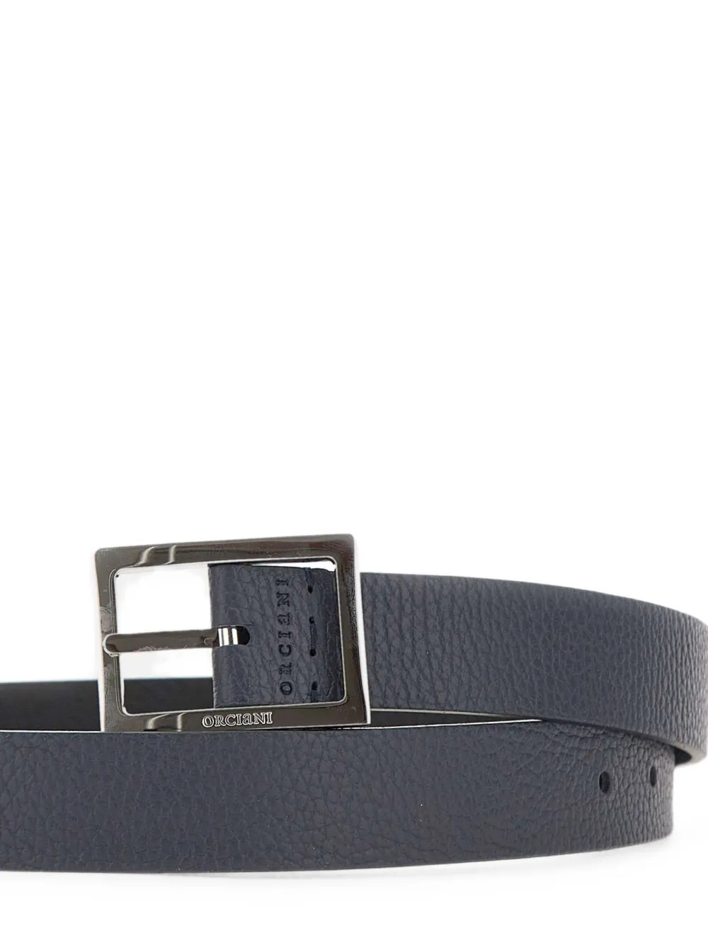 Orciani Dollaro Double omkeerbare riem Blauw