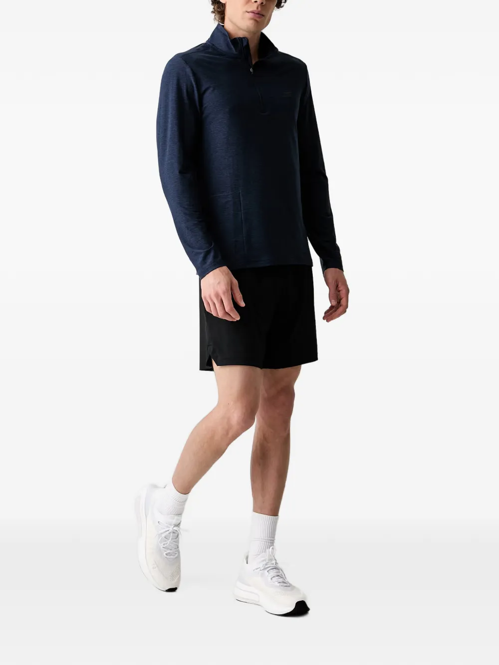 Skechers Go Dri sweater met kwartrits Blauw