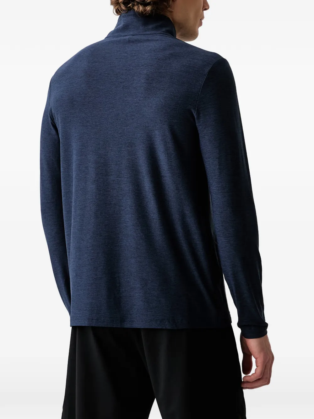 Skechers Go Dri sweater met kwartrits Blauw