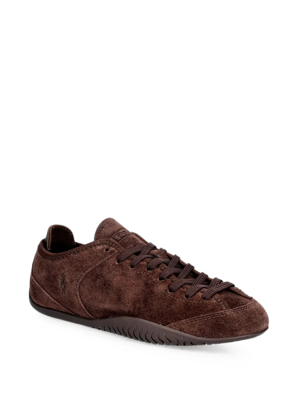 Polo Ralph Lauren suede logo-embroidered sneakers Bruin