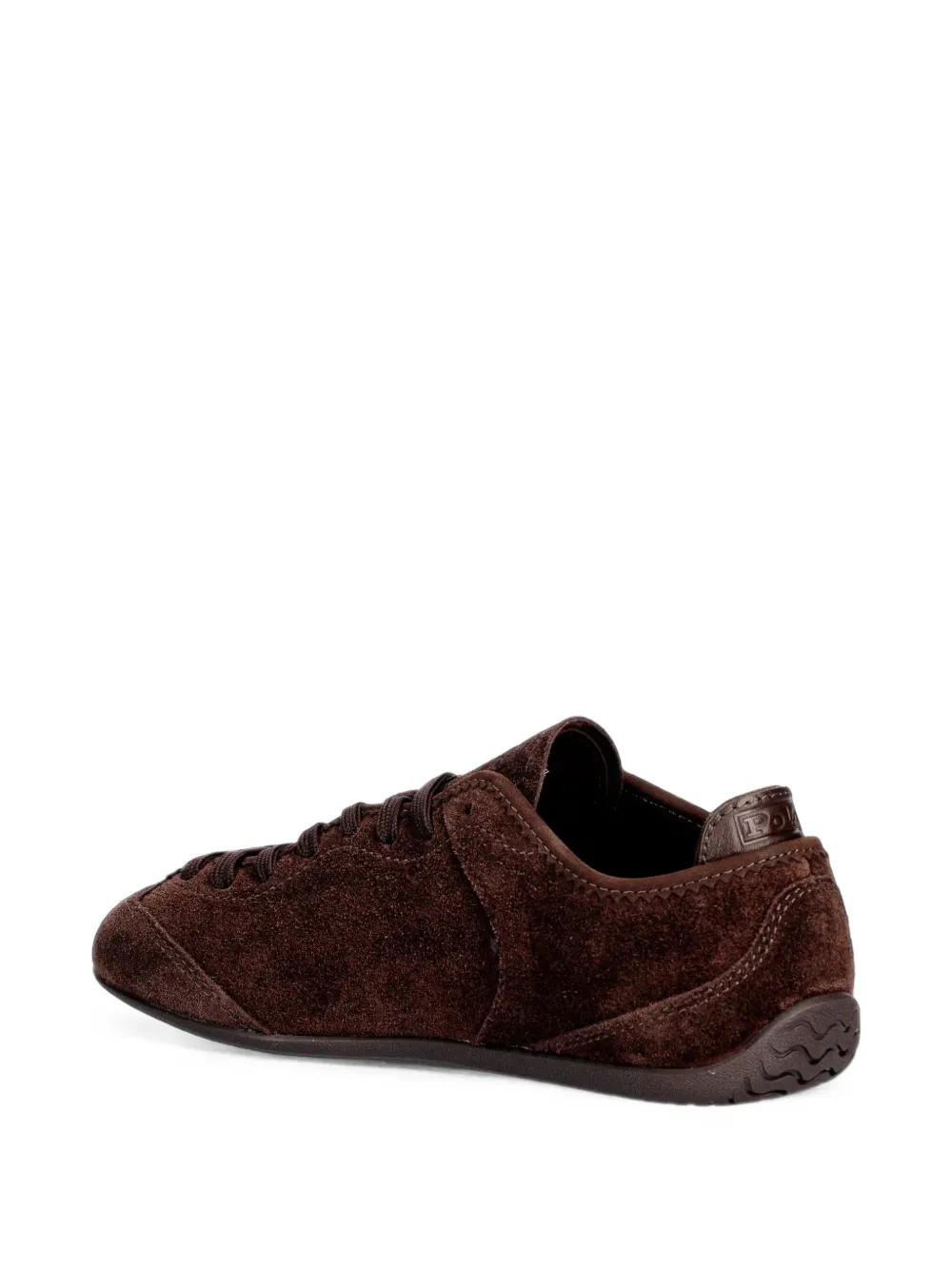 Polo Ralph Lauren suede logo-embroidered sneakers Bruin