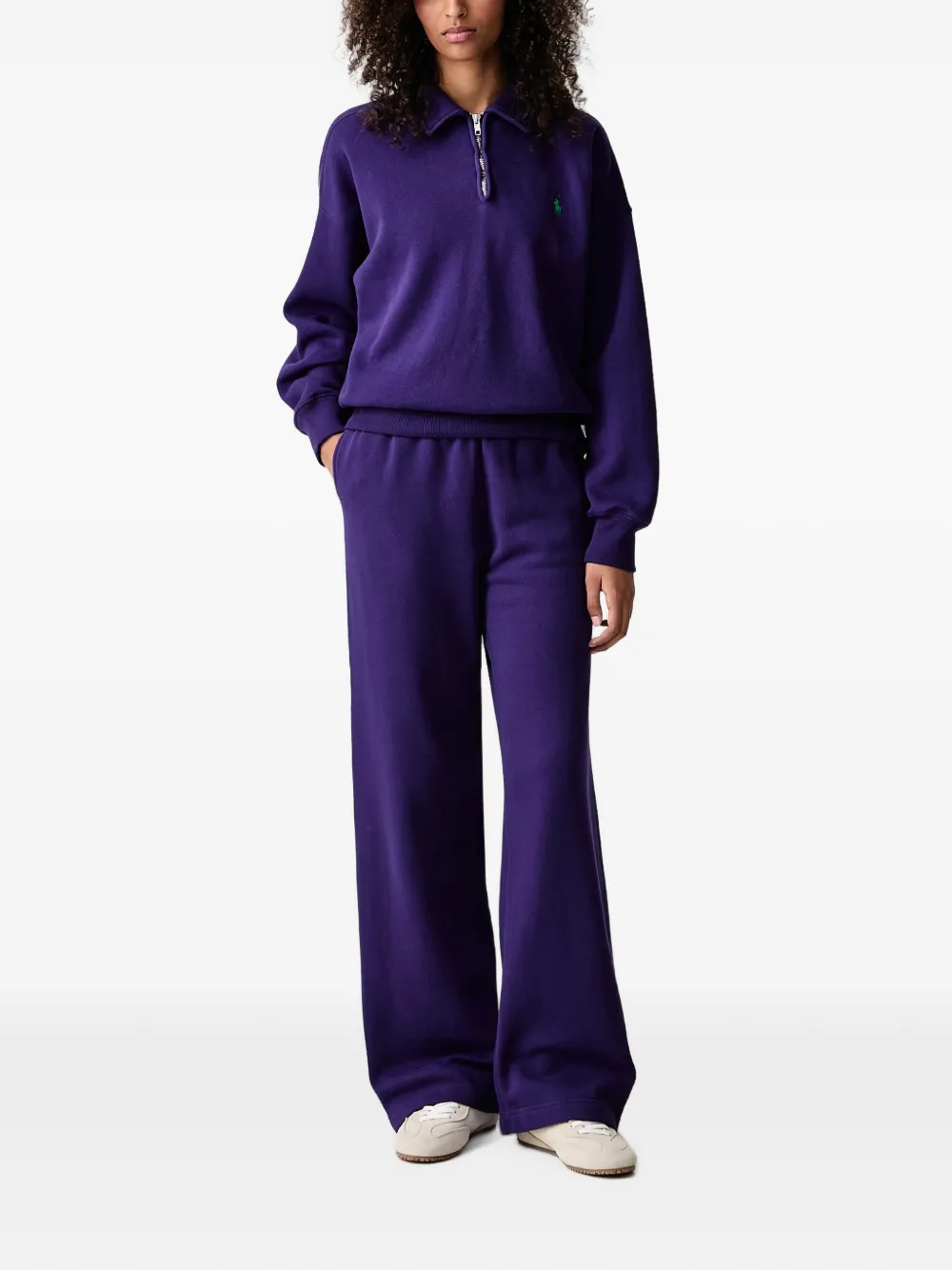 Polo Ralph Lauren Sweater met korte rits Paars
