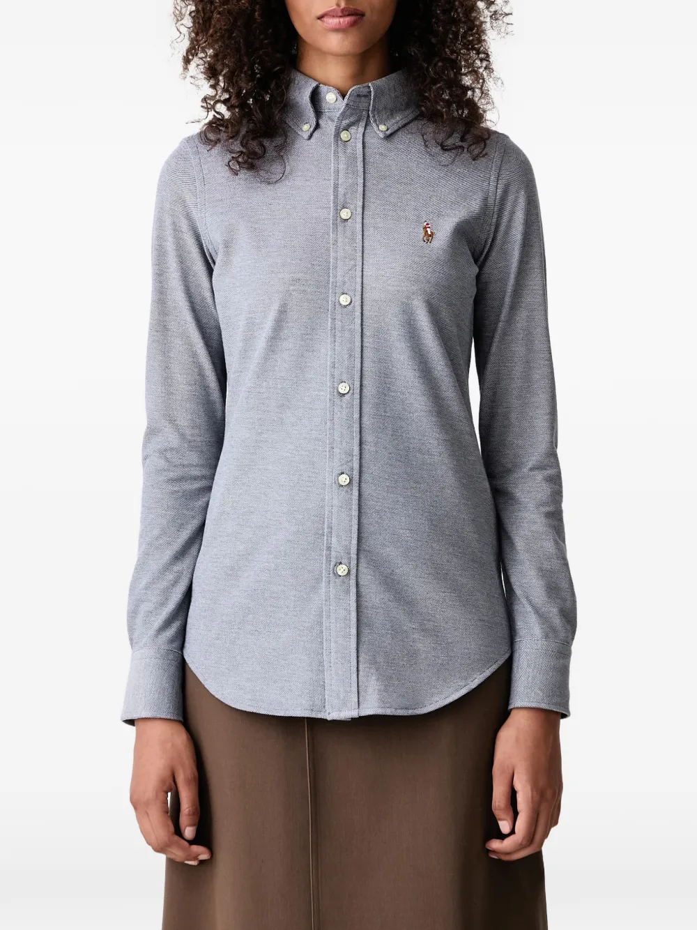 Polo Ralph Lauren Blouse met geborduurd logo Blauw