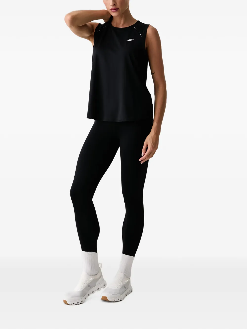 Skechers Go Walk legging met logoprint Zwart