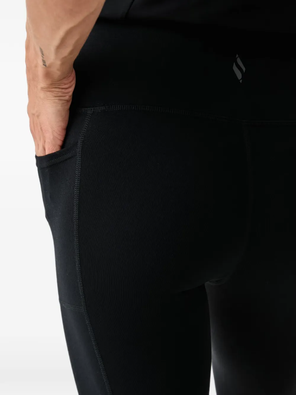 Skechers Go Walk legging met logoprint Zwart