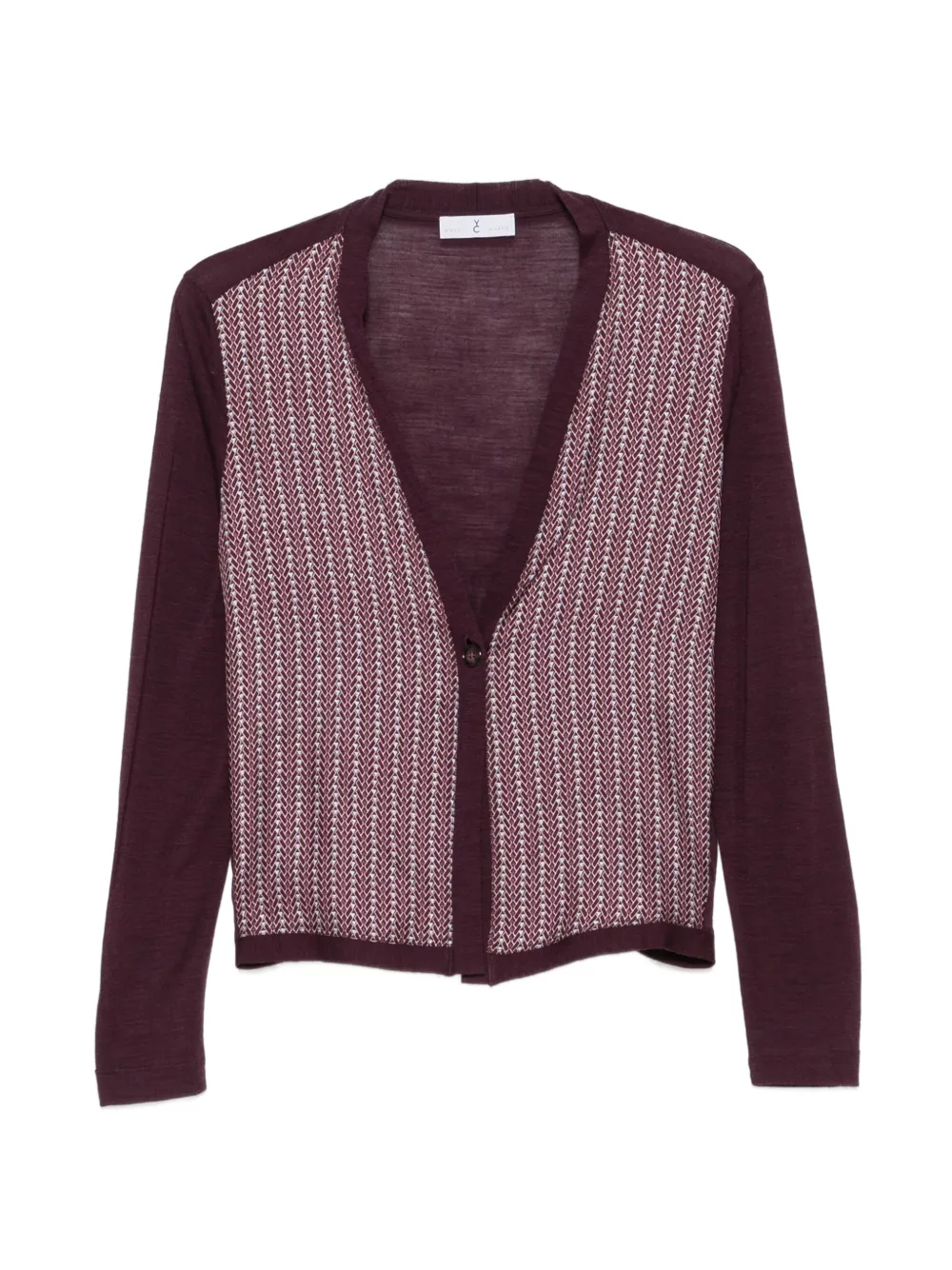 Why Ci patterned V-neck cardigan