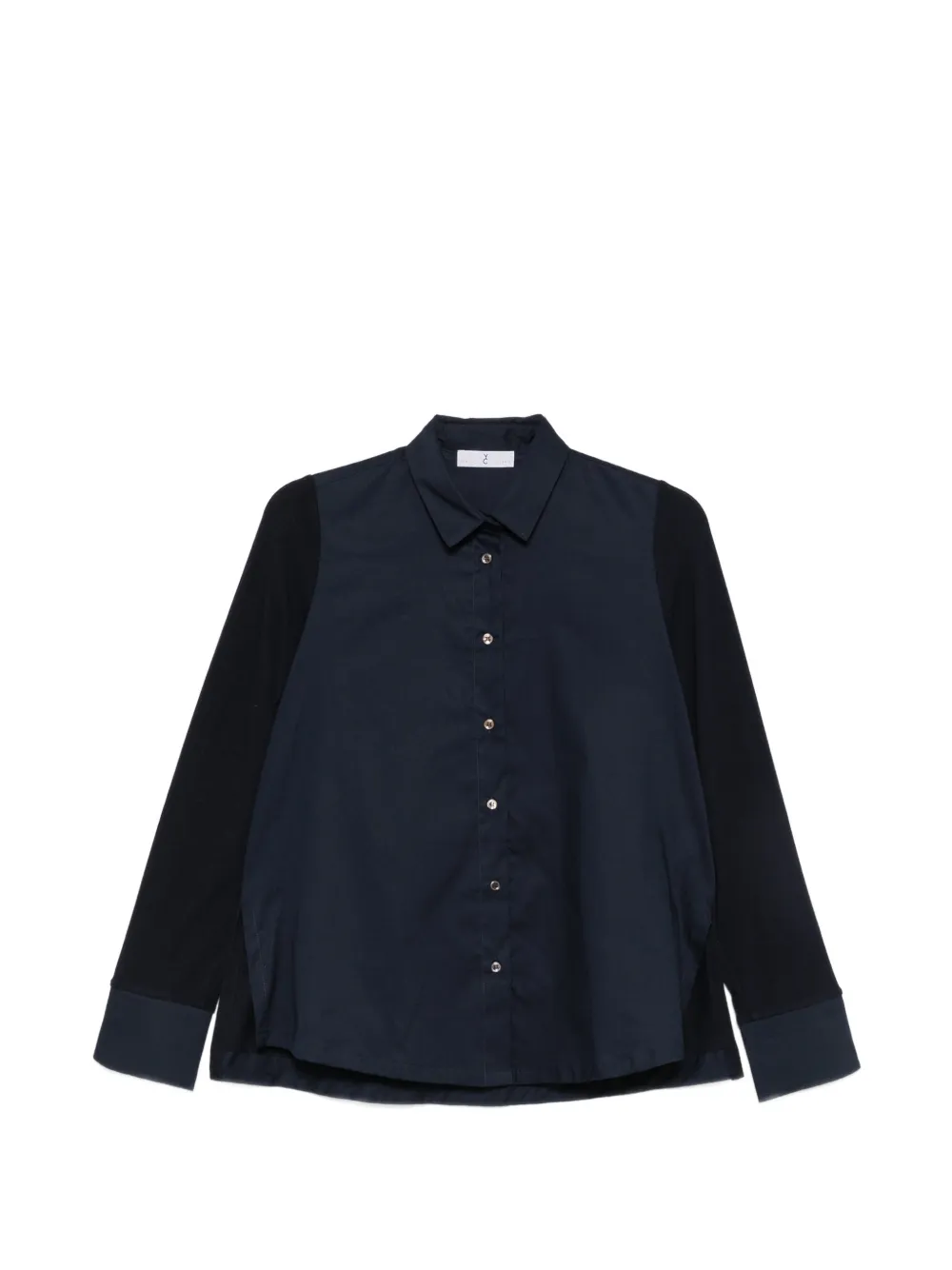 Why Ci panelled long-sleeve shirt