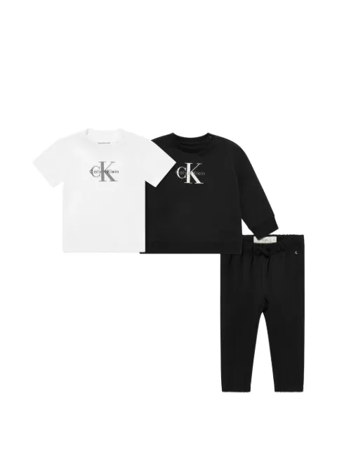 Calvin Klein Kids set de tres chándales con logo