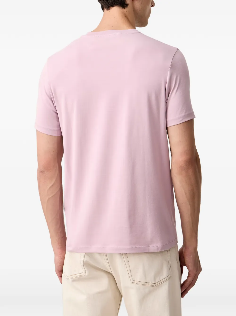 Karl Lagerfeld T-shirt met logodetail Roze