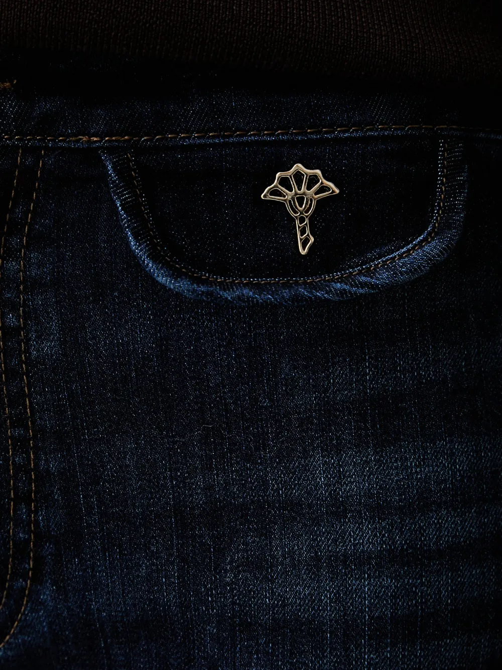 Joop! logo-plaque wide-leg jeans Blauw