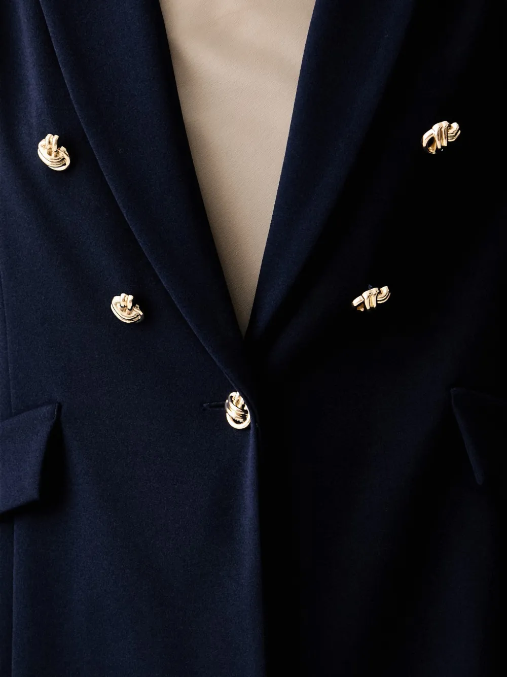 Joseph Ribkoff Blazer met dubbele rij knopen Blauw