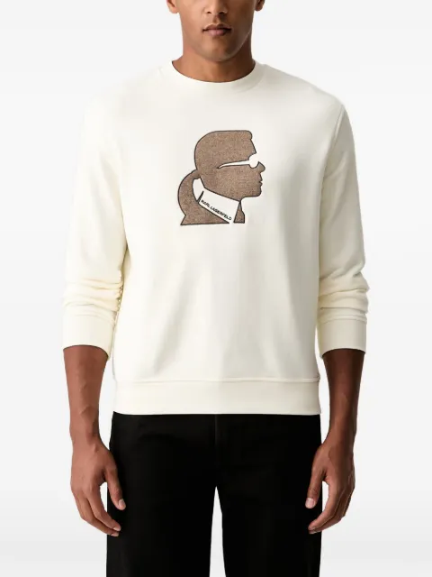 Karl Lagerfeld sudadera Kameo con cuello redondo