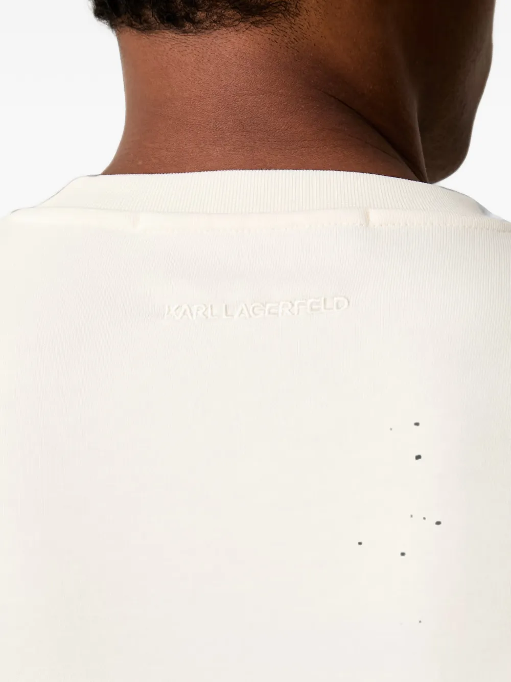 Karl Lagerfeld Kameo sweater met ronde hals Beige