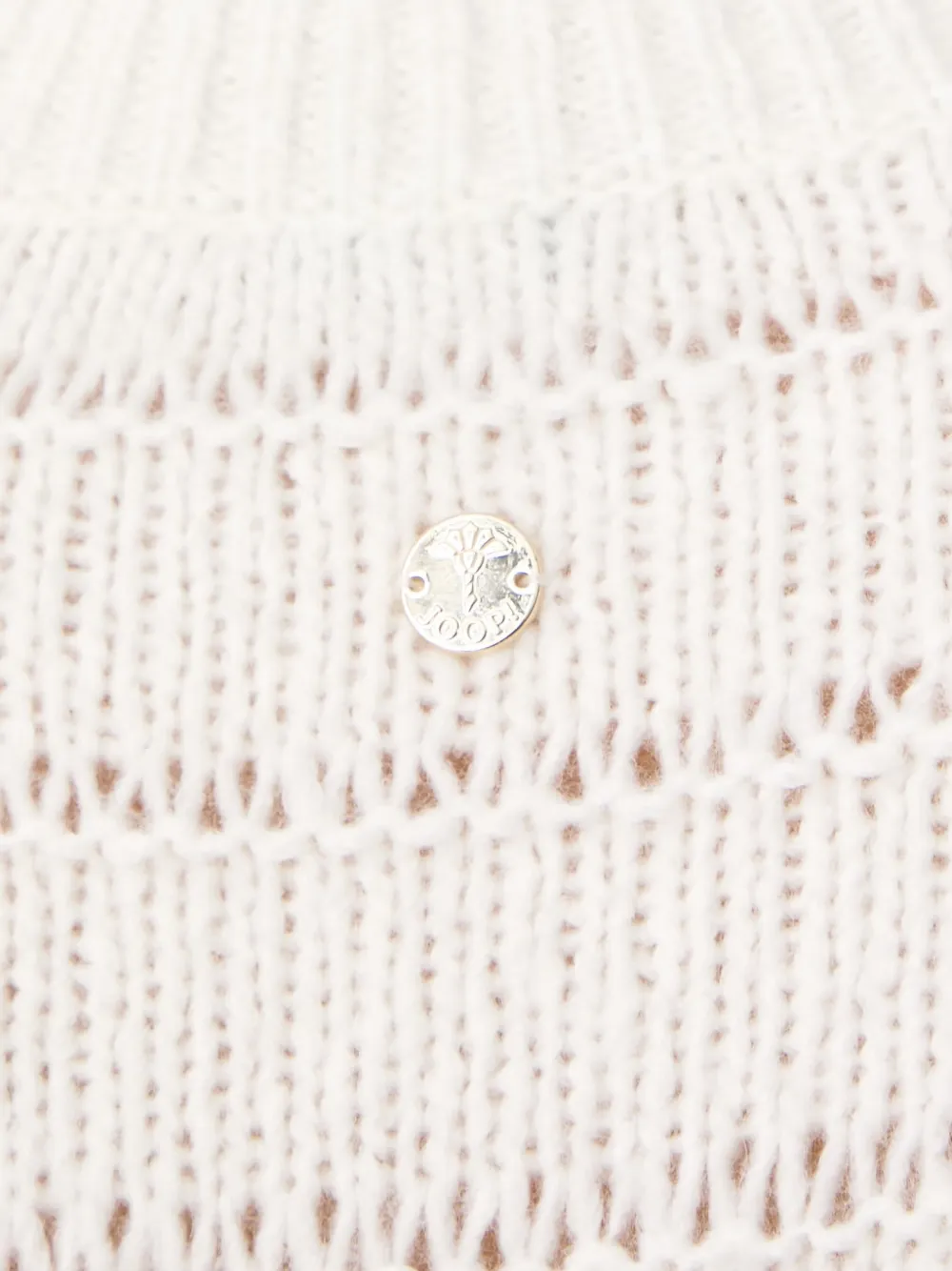 Joop! textured-knit sweater Wit