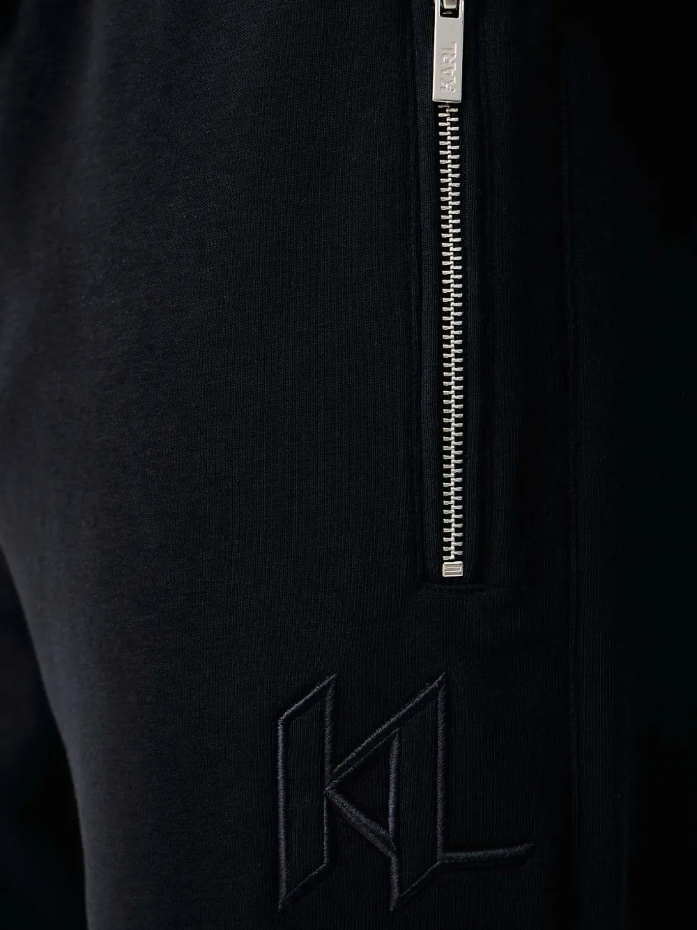 Karl Lagerfeld Trainingsbroek met trekkoordtaille Blauw