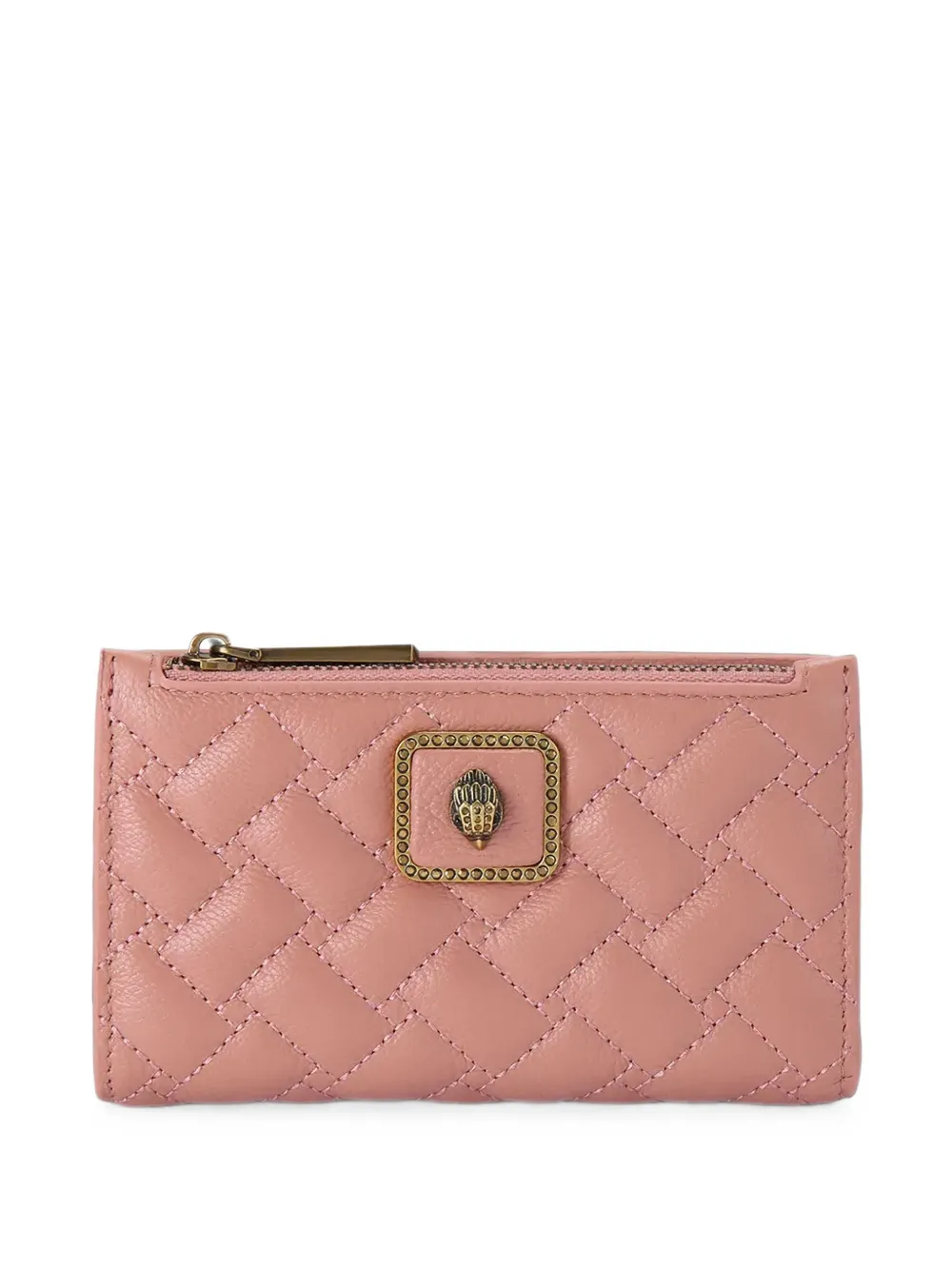 Kurt Geiger Quilted Leather Wallet In Black