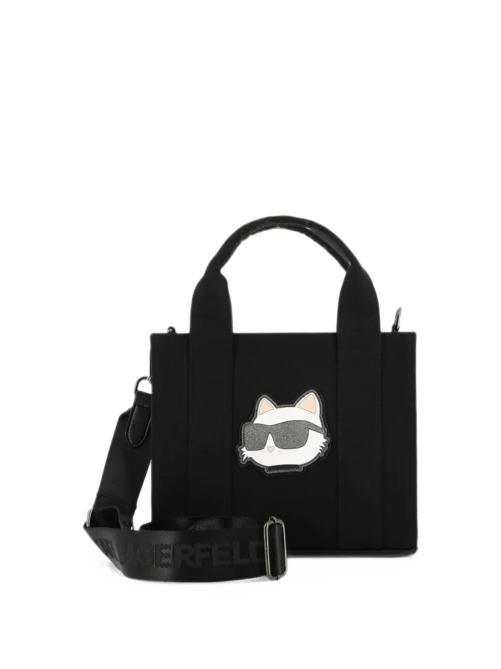 Karl Lagerfeld Choupette-patch tote bag Zwart