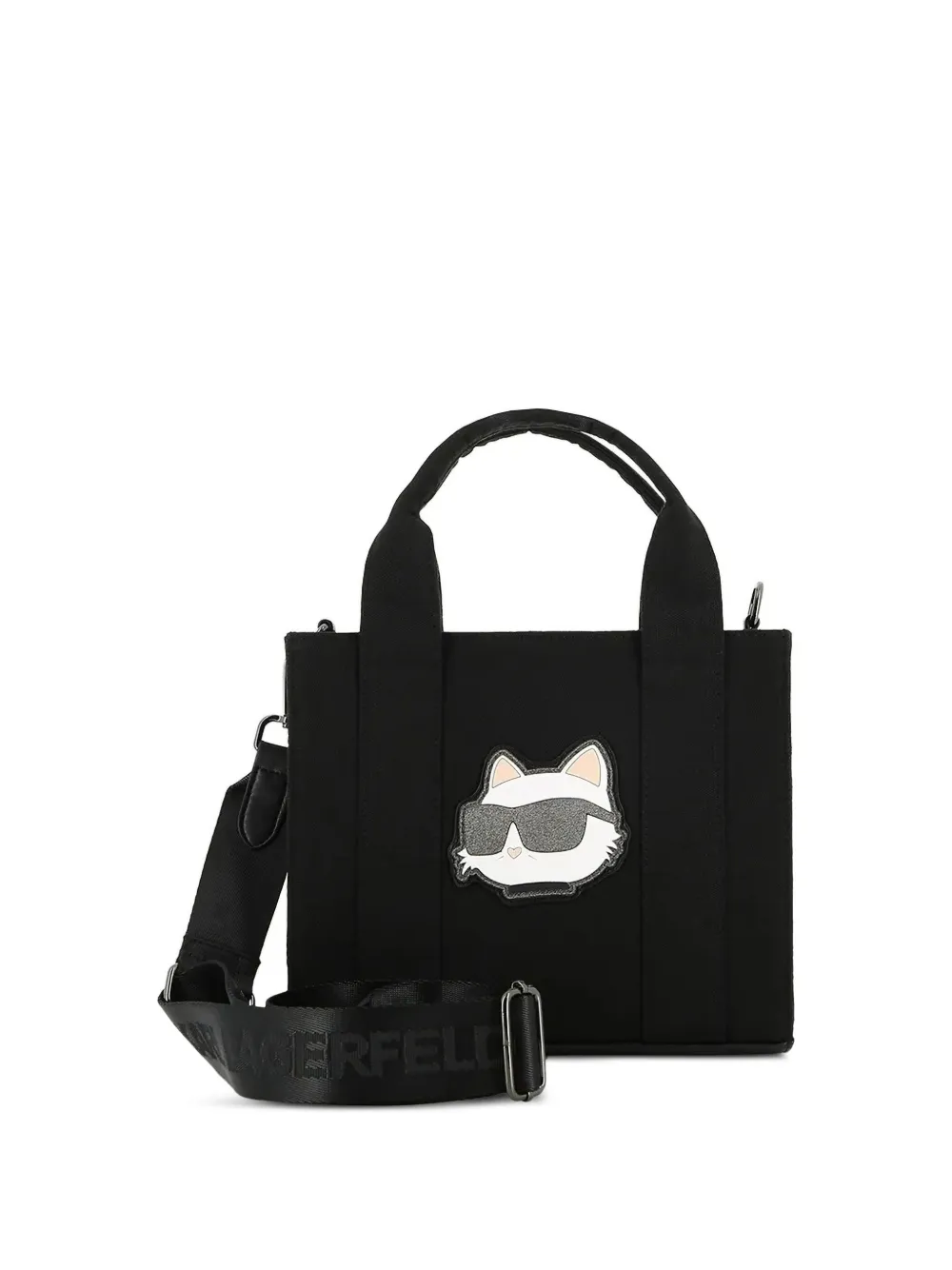 Karl Lagerfeld Choupette-patch tote bag Zwart