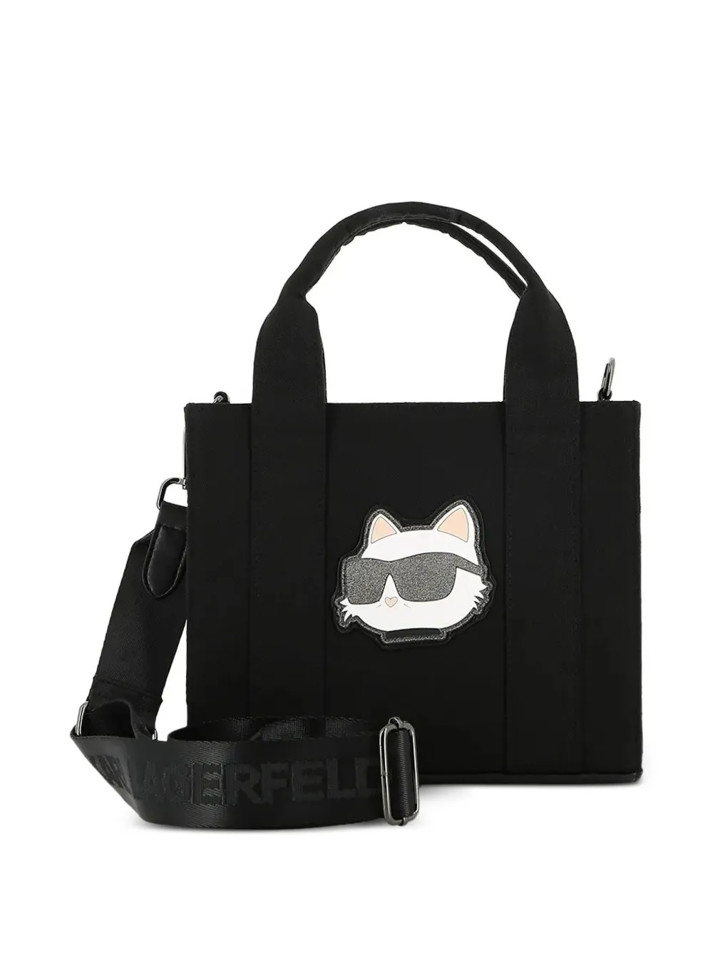 Karl Lagerfeld Choupette-patch tote bag Zwart