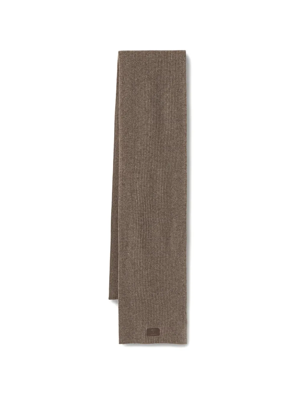 Joop! ribbed-knit scarf - Braun