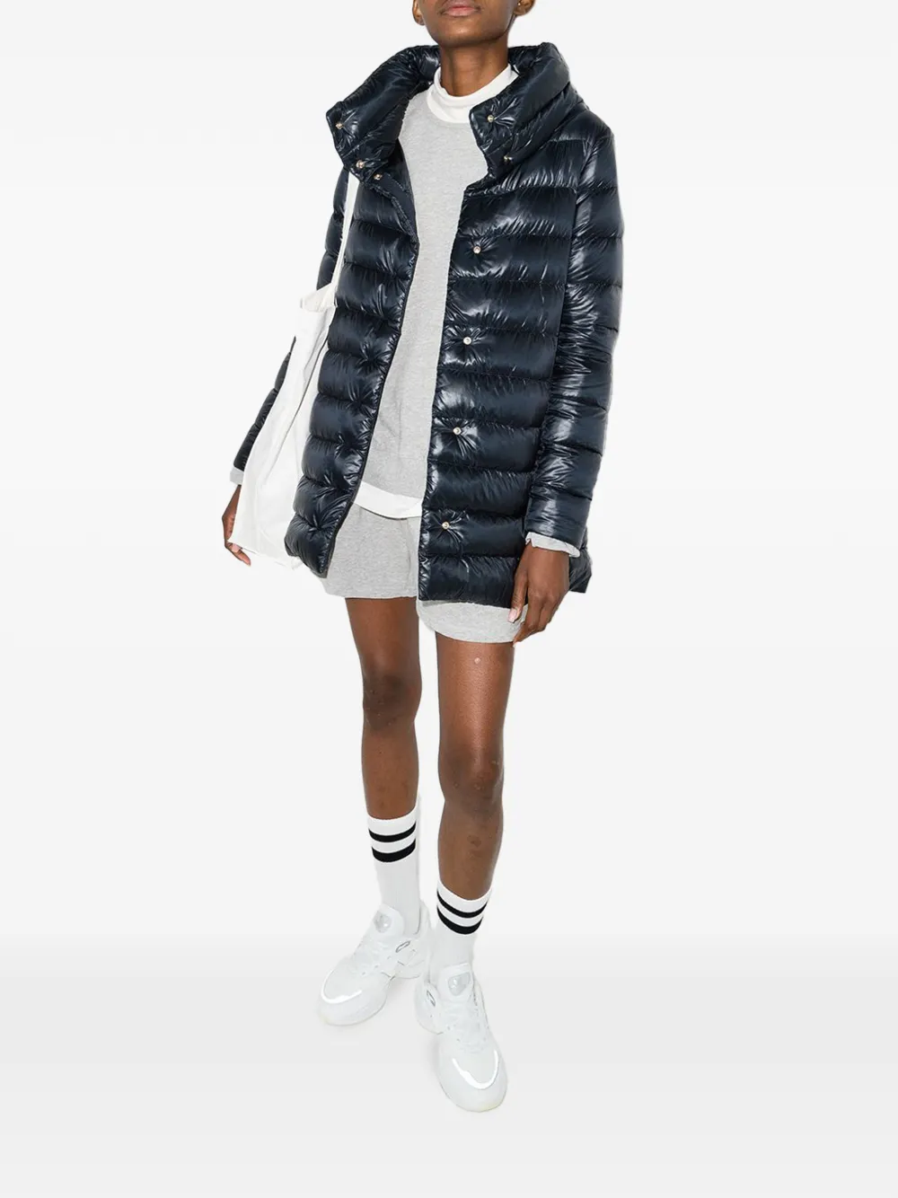 Herno Amelia gewatteerde jas Blauw