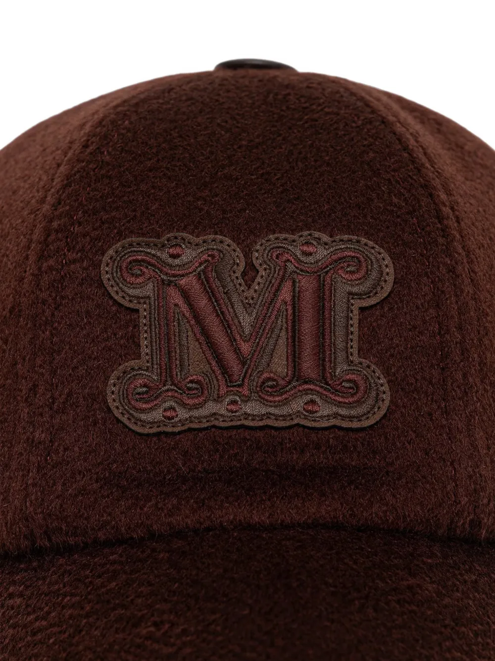 Max Mara monogram-patch baseball cap Bruin