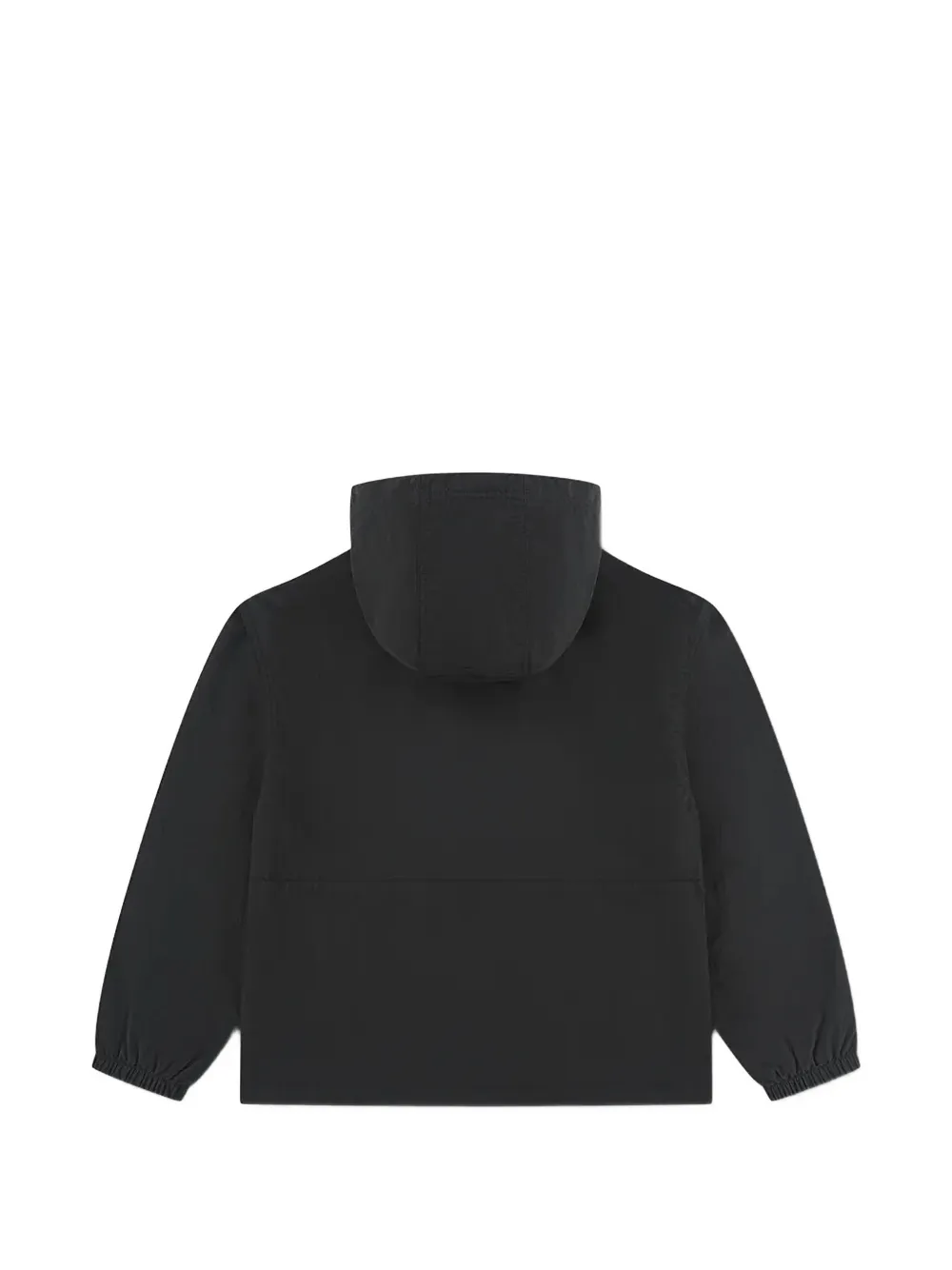Levi's Kids logo-patch hooded jacket Zwart