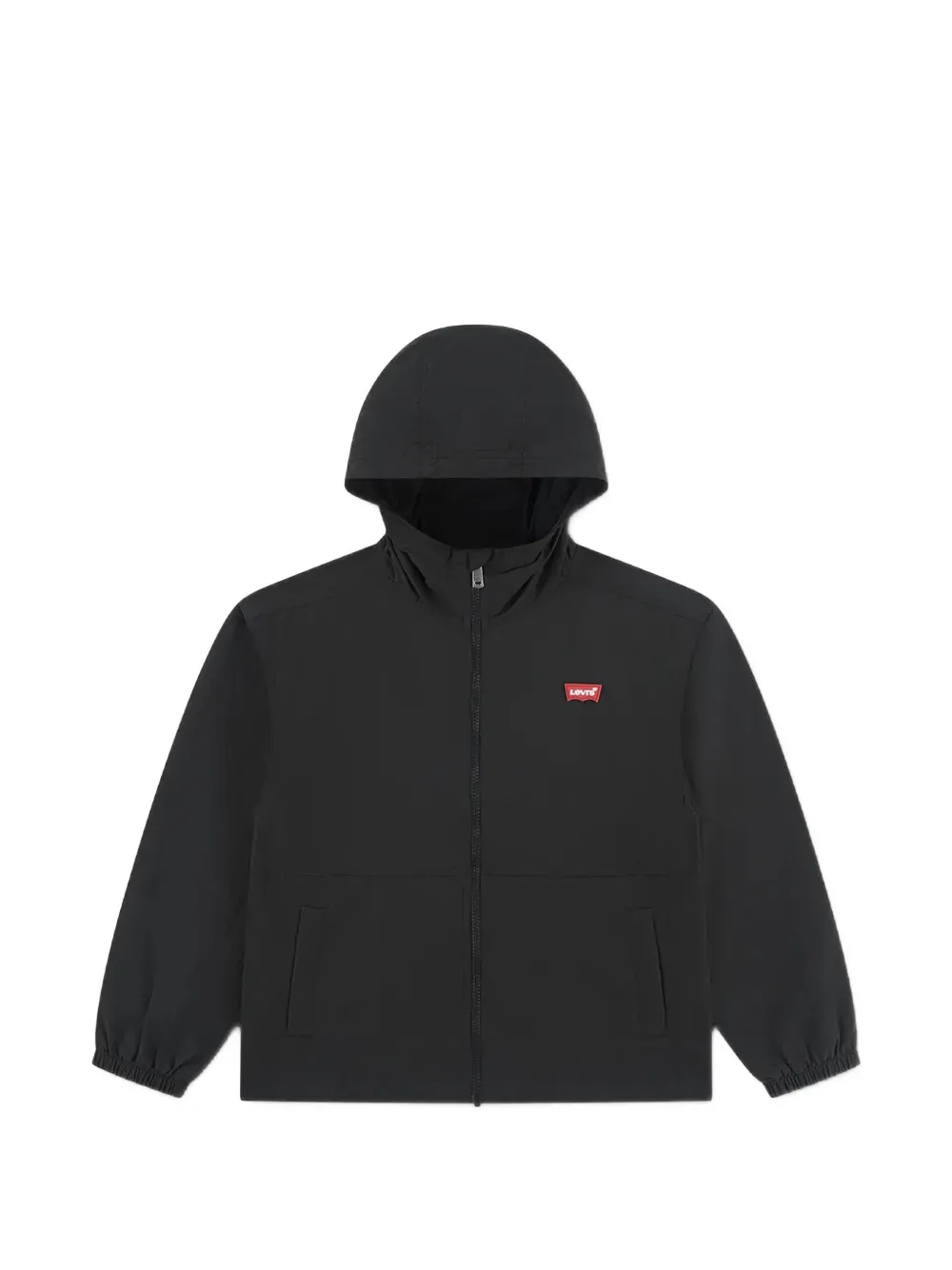 Levi's Kids Kapuzenjacke mit Logo-Patch - Schwarz