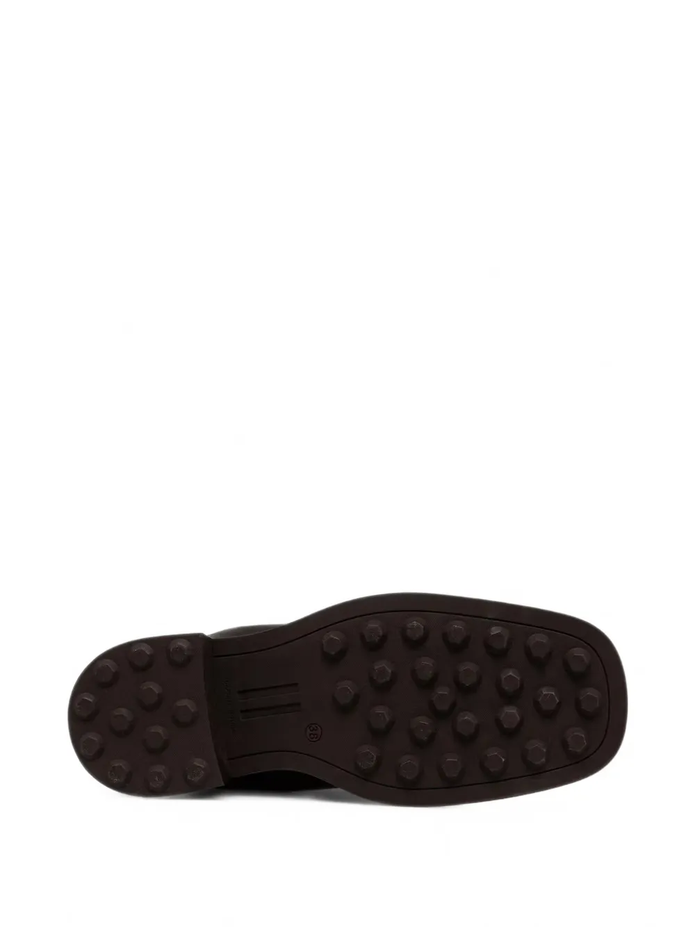 Miista Ross buckle-detail shearling-trim boots Bruin