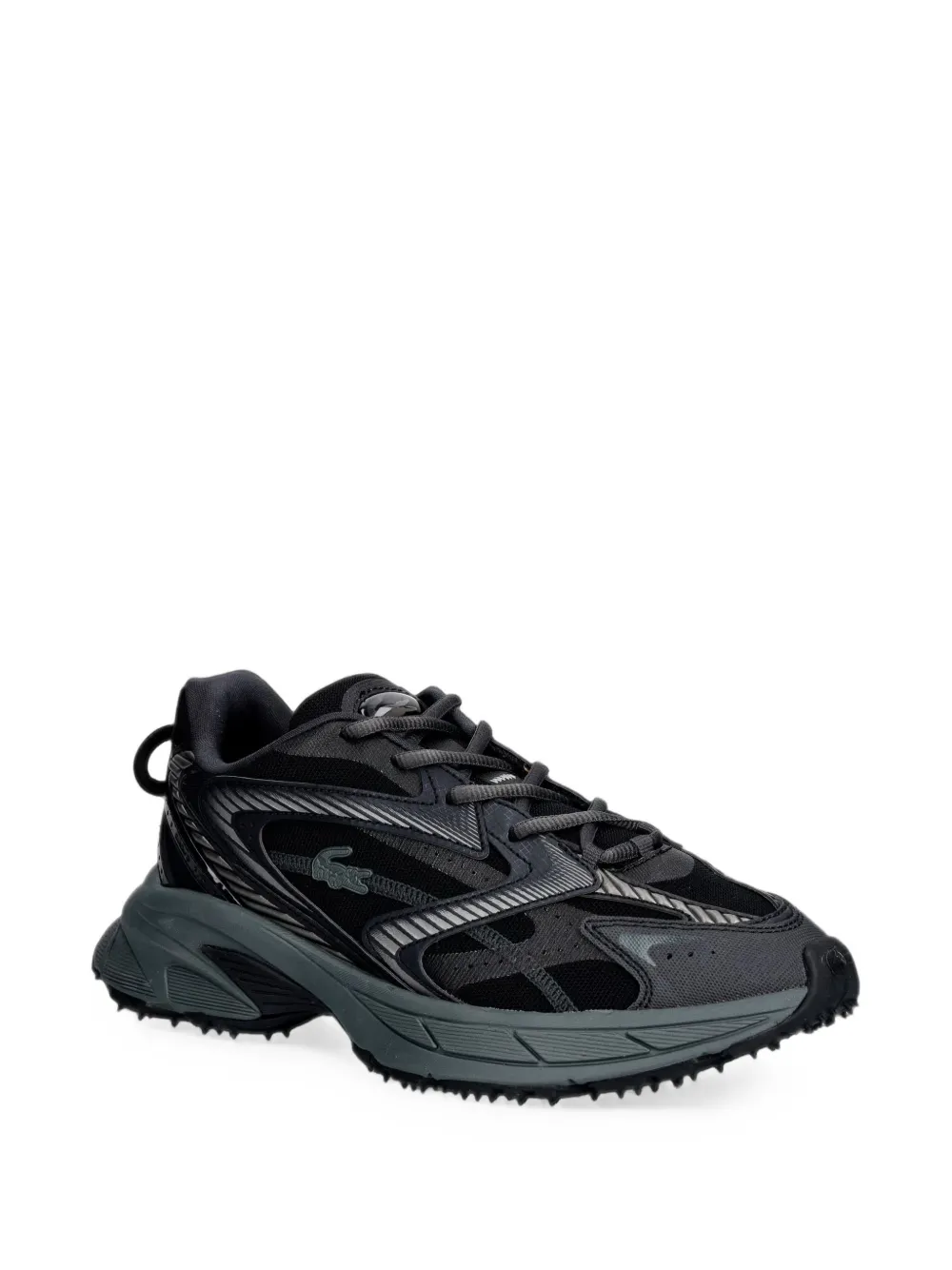 Lacoste L003 Neo Shot UTL panelled chunky sneakers Zwart