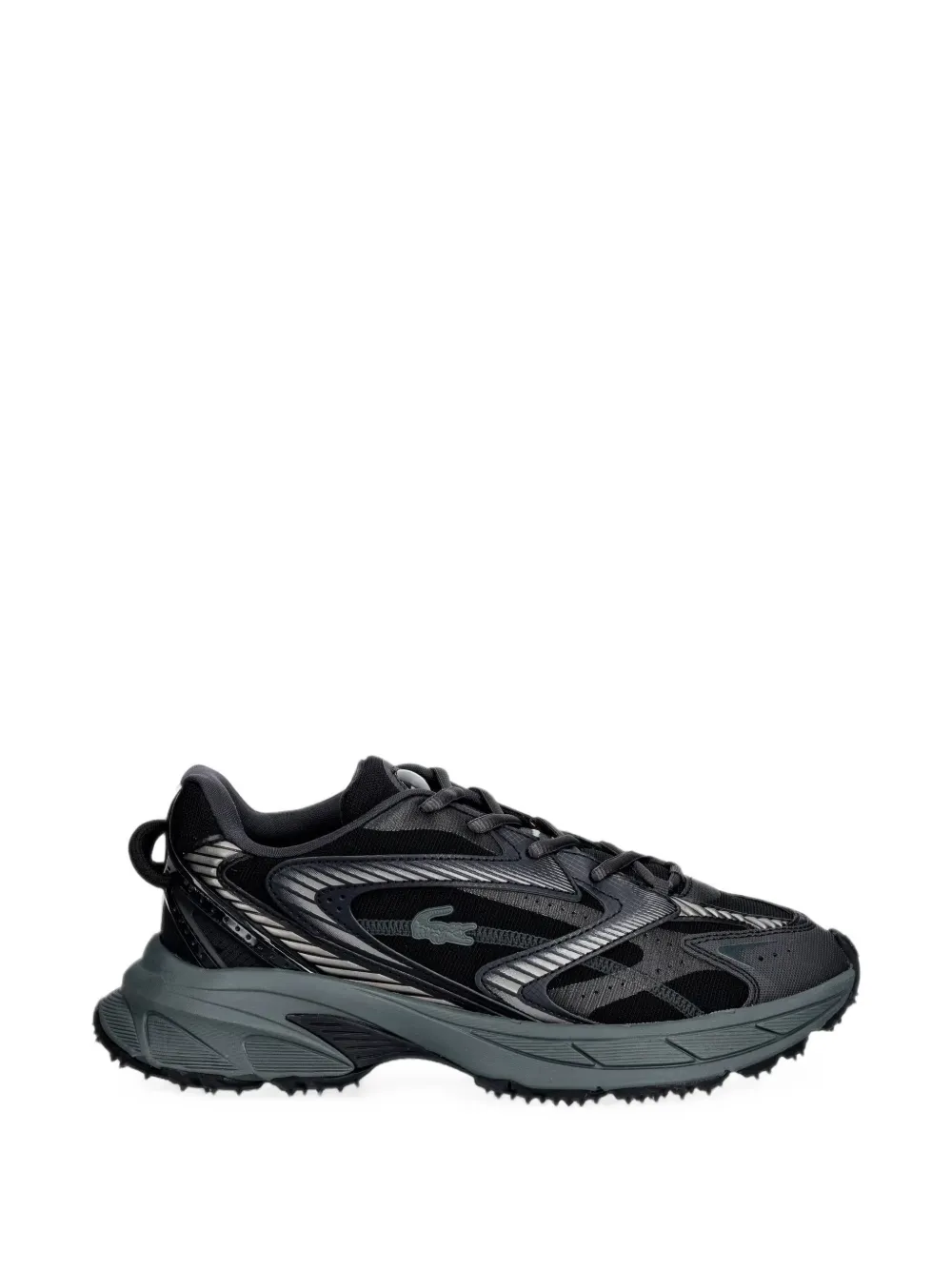 Lacoste L003 Neo Shot UTL panelled chunky sneakers Zwart