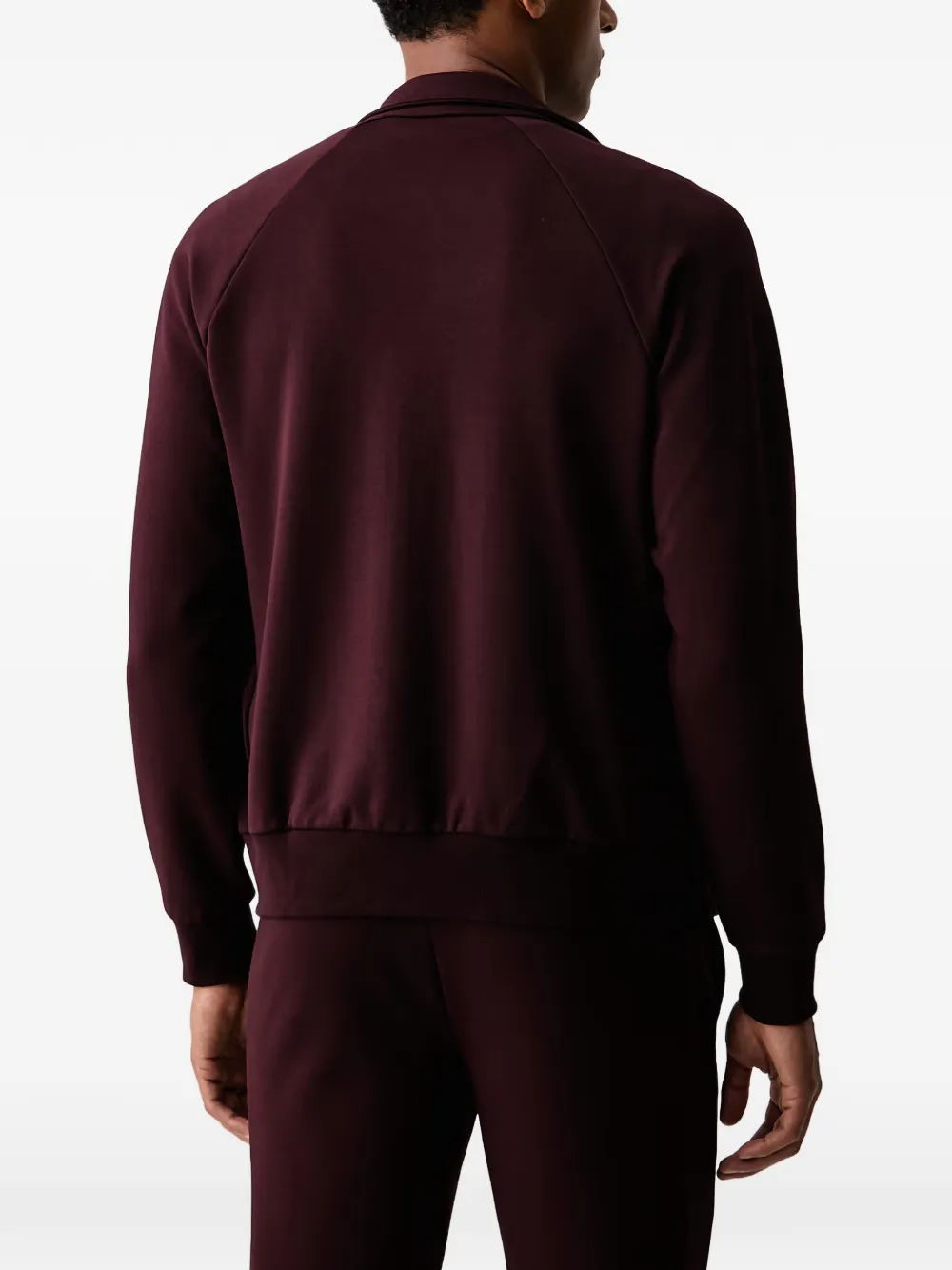 Lacoste Commuter sweater met rits Rood