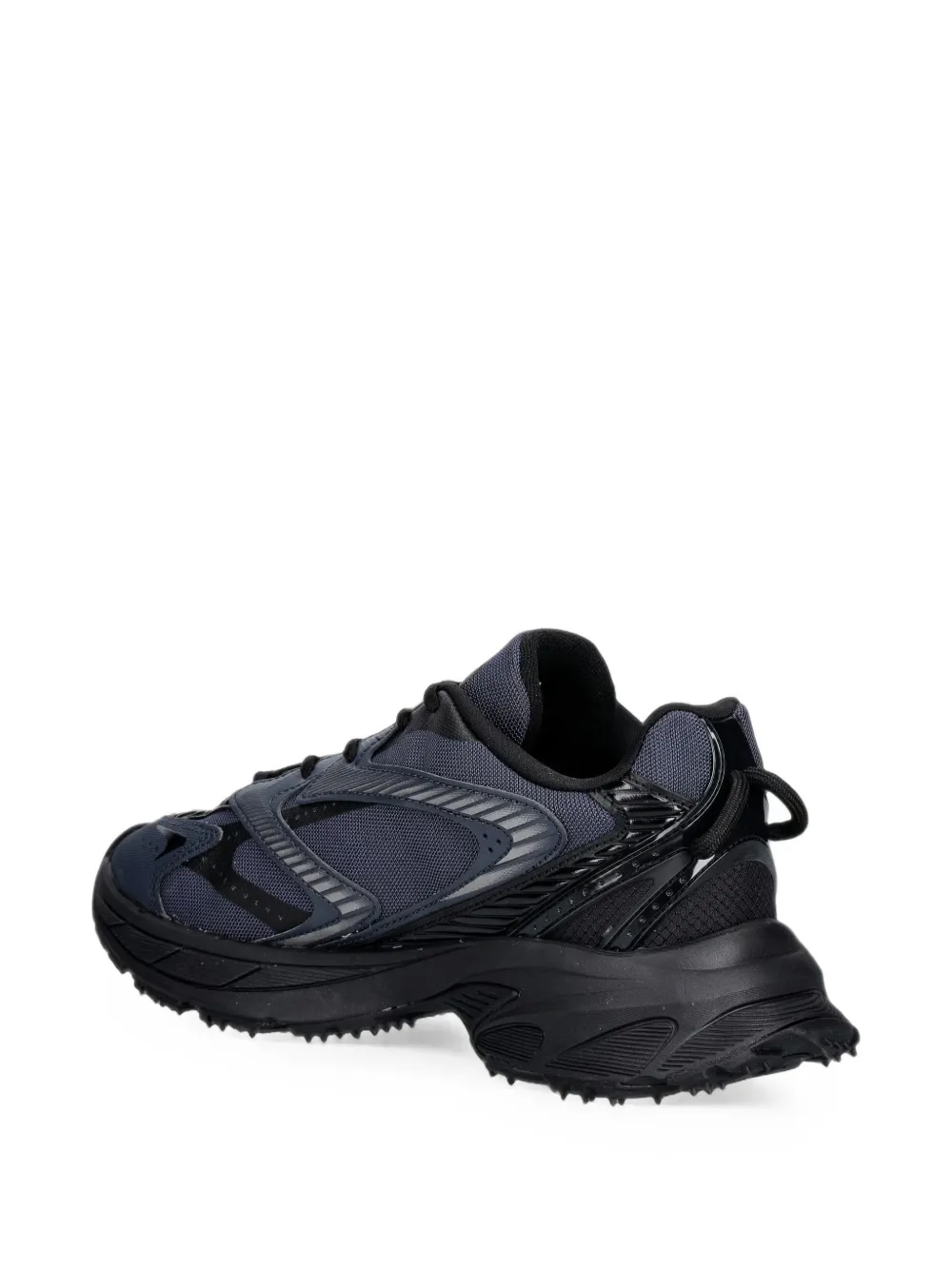 Lacoste L003 Neo Shot UTL logo-patch panelled sneakers Blauw