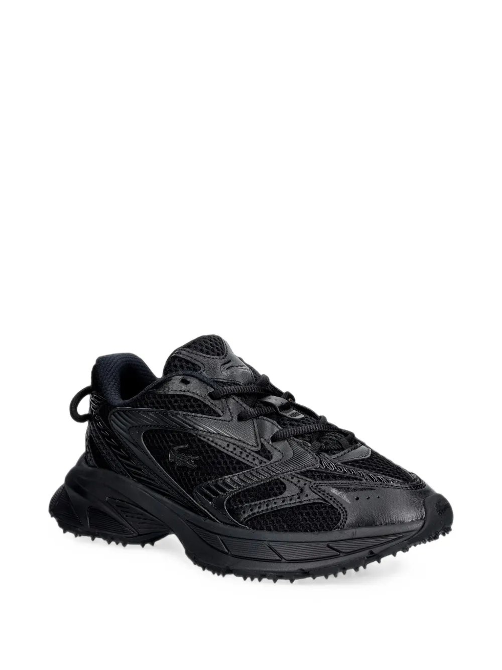 Lacoste L003 Neo Shot panelled mesh sneakers Zwart