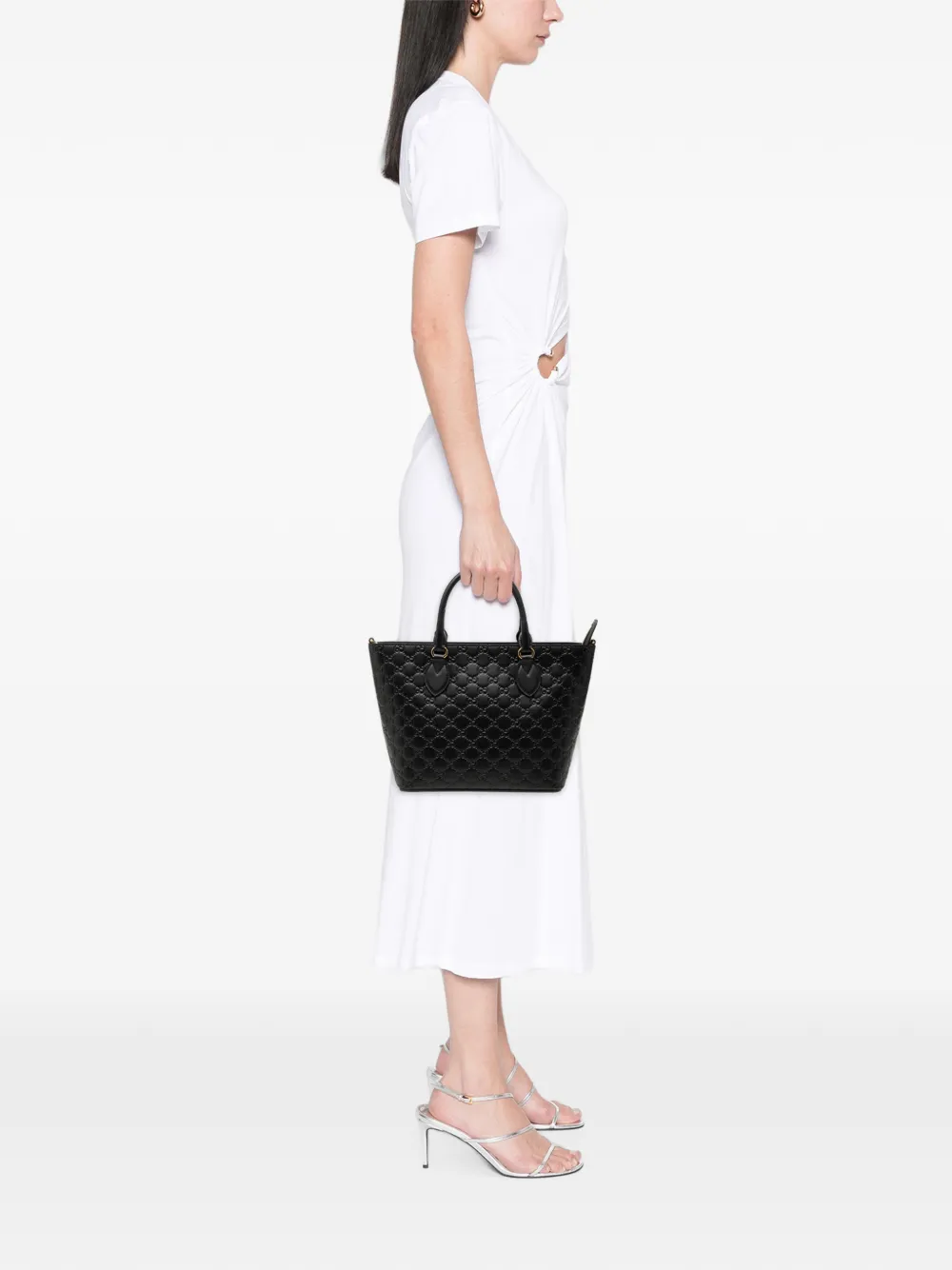 Gucci Pre-Owned 2000-2015 Small Guccissima Convertible Tote satchel - Nero