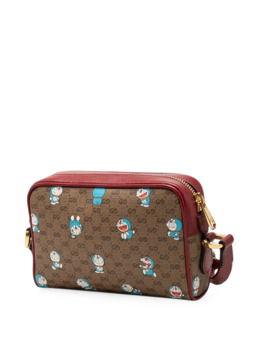 Gucci Pre-Owned 2000-2015 Mini GG Supreme Doraemon Camera Bag crossbody bag - Nude