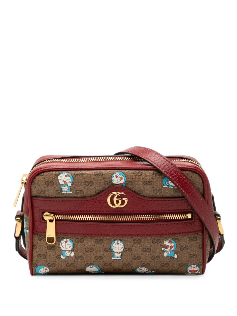 Gucci Pre-Owned 2000-2015 Mini GG Supreme Doraemon Camera Bag crossbody bag - Toni neutri