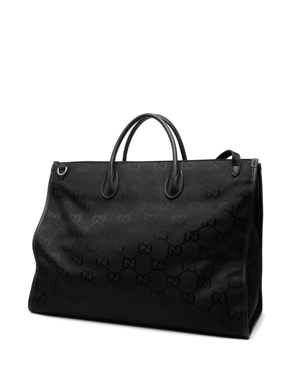 Gucci Pre-Owned 2016-2026 GG Econyl Off The Grid verstelbare tas Zwart